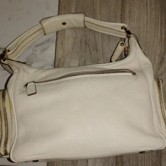 Tod's T-media Multi Pocket Cargo Shoulder bag in cream/off white - Picture 4 of 16
